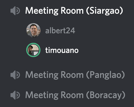 We now have meeting rooms we didn’t have before.