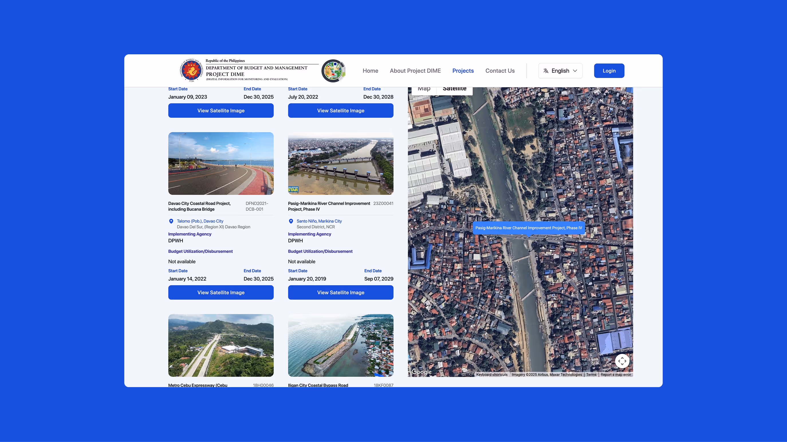Project DIME: Monitoring Public Projects with AI and Remote Sensing screenshot 1