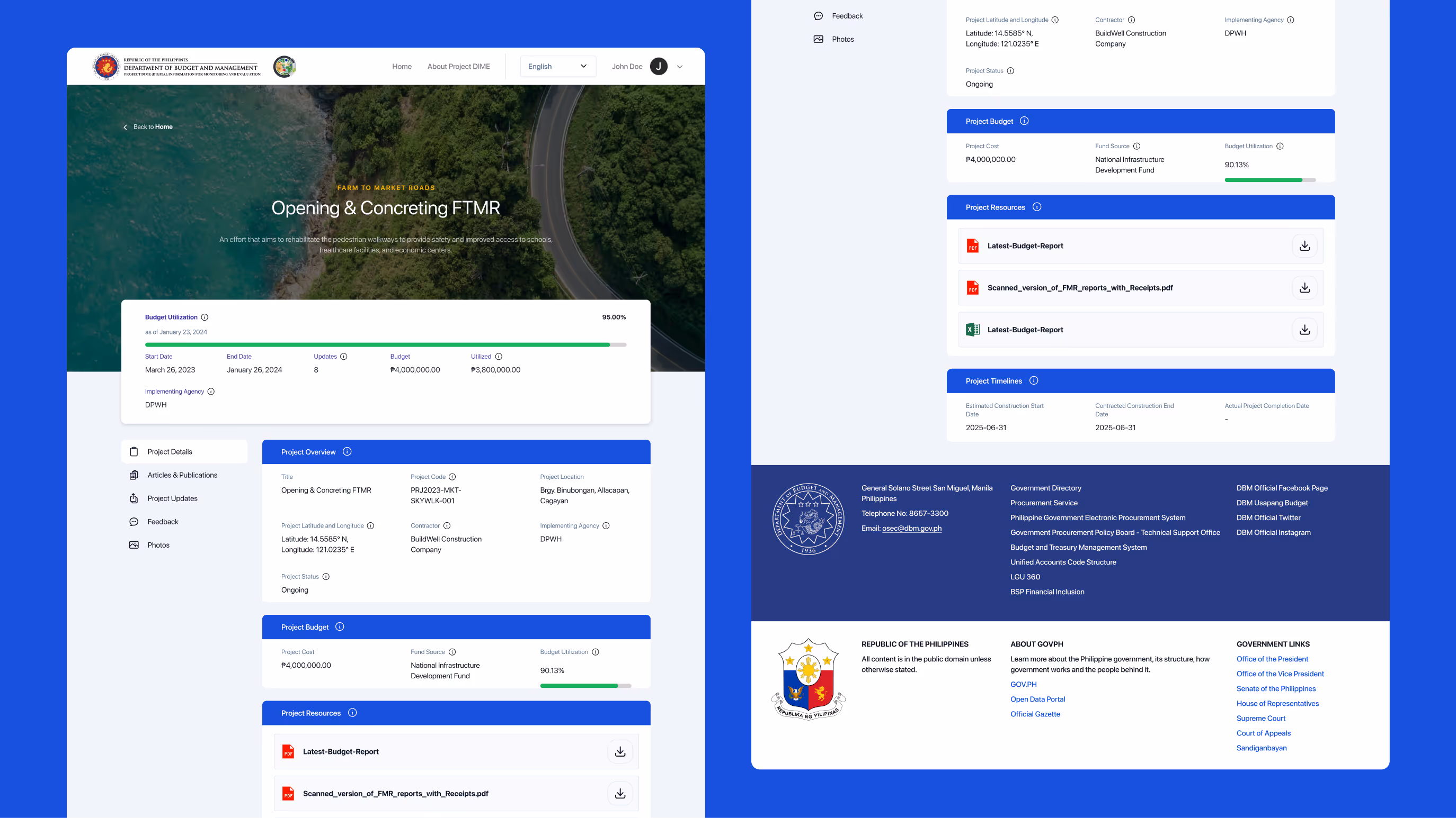 Project DIME: Monitoring Public Projects with AI and Remote Sensing screenshot 2