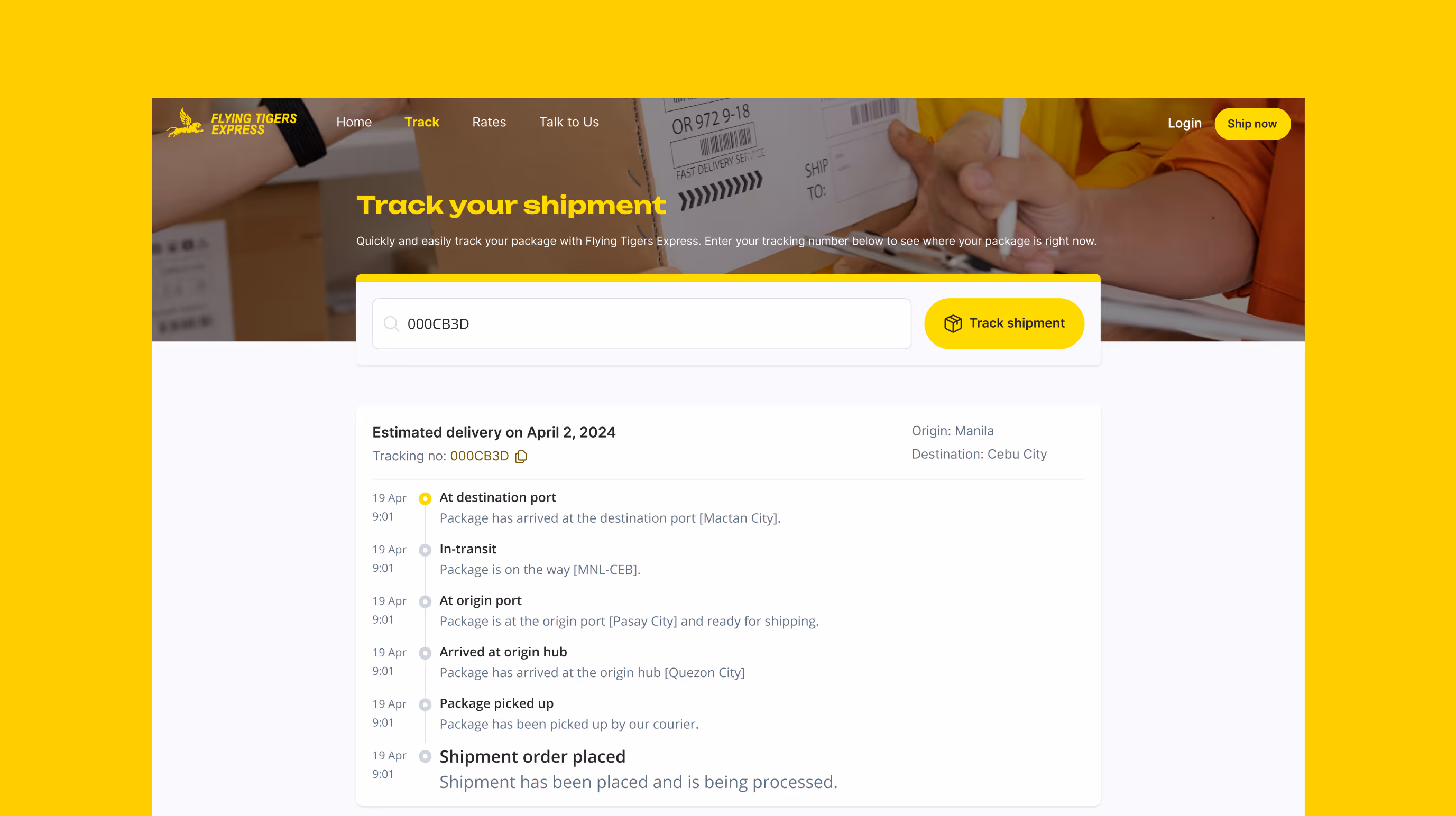 Flying Tigers Express: Launching a Startup’s Logistics Platform