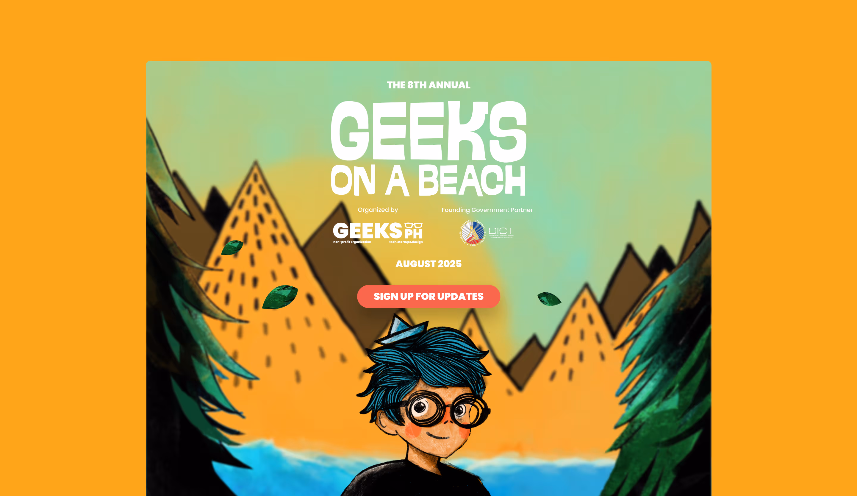 Geeks on a Beach: Elevating Event Presence with Digital Design